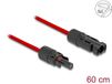 Delock DL4 Solar plat câble mâle vers femelle 60 cm rouge