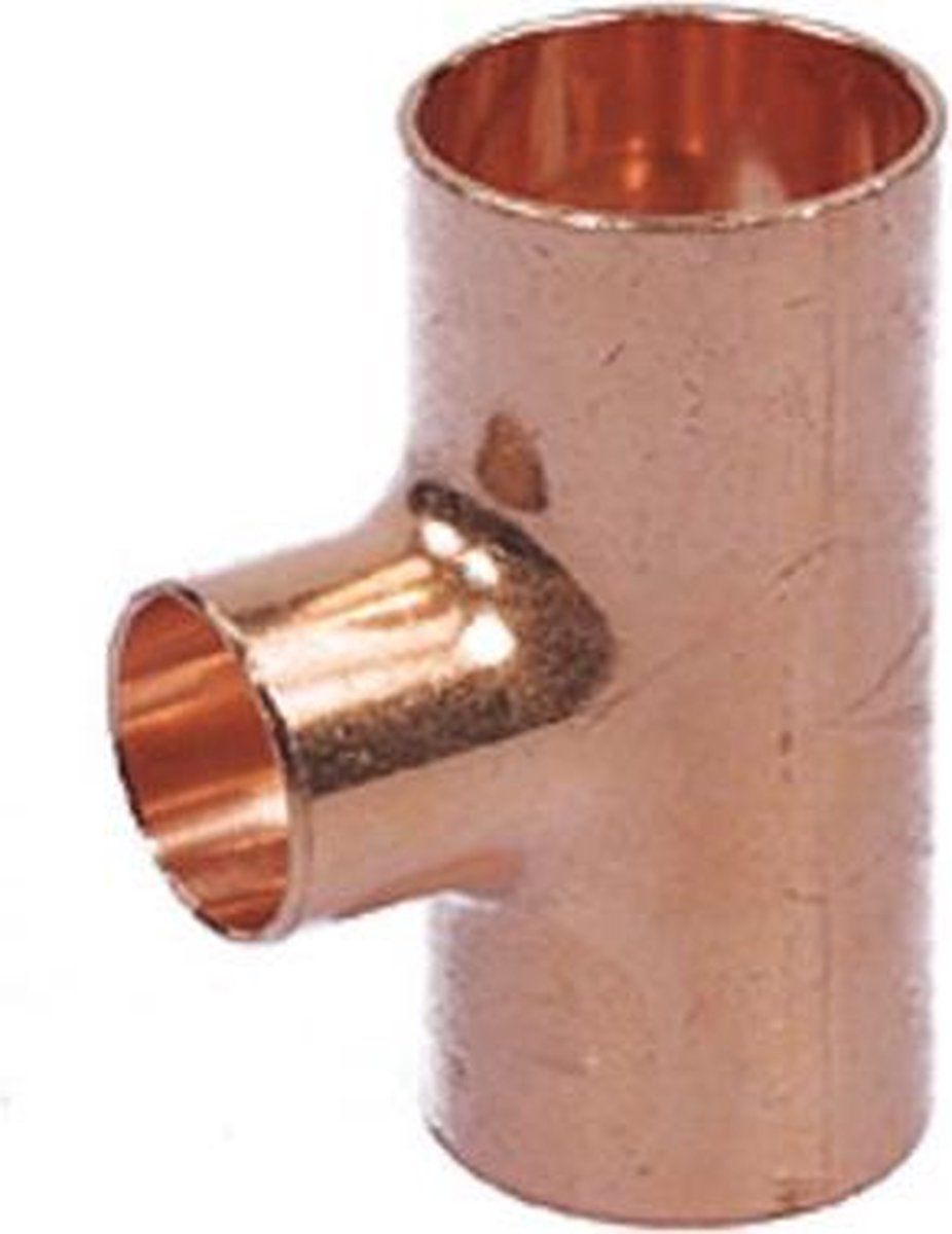 Conex soldeer T-Stuk verloop 22x15x22mm