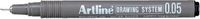 Artline Tekenpen Technische 0,5mm Zwart - Etui a