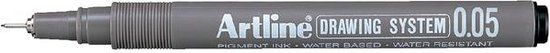 Artline Tekenpen Technische 0,5mm Zwart - Etui a