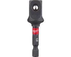Milwaukee SchockWave™ Krachtdop Adapter ¼\" Zeskant - ½\" Vierkant - 4932478803