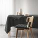 Wicotex Tafellaken - Tafelkleed - Mistral katoen gerecycled 140x240cm - Kleur Antraciet
