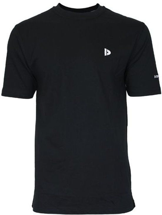 Donnay Essential Linear T-shirt Sportshirt - Maat XL - Mannen - Zwart