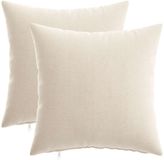 vidaXL - Kussensloop - 2 stuks - HEERLEN - Crèmekleurig - 40 x 40 cm - Chenille Stof