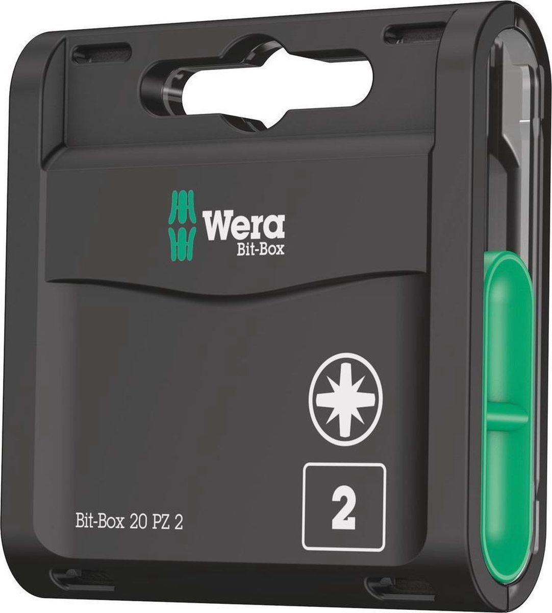 Wera Bit-Box 20 PZ 20-delige Bitset - PZ2 | 4013288188052