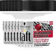 Taft Fibre Paste Carbon Force Voordeelverpakking 6x130ml
