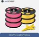 PLA-filament - filament pour imprimante 3D - diamètre 1,75 mm - Convient aux imprimantes 3D FDM - Lot de 5 kg - Matériau écologique - Combinaison F