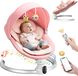 Lit électrique pour bébé - Berceau - App et télécommande - 5 vitesses - 3 minuteries - 10 mélodies, Bluetooth - convient jusqu'à 10 kg - 0-12 mois - Rouge