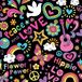 Bellatio Decorations Hippie Sixties feest thema bierviltjes/onderzetters - 25x stuks - tafel versiering - Flower Power feestartikelen