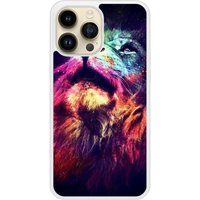 iPhone 14 Pro Max Lion swag bedrukt siliconen hoesje