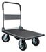Chariot de manutention, charge utile de 300 kg, pliable, avec pneus à air, dimensions 89x61x98 cm