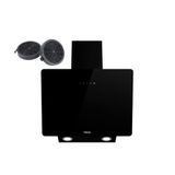 TEKA Decoratieve afzuigkap, verticaal, zwart, 60 cm, 400 m³/h, DVB 64140 TOS BK