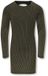 ONLY KIDS ONLY Jurk KOGCAROL Lange mouw Gestreept Kort Zwart Polyamide 122/128