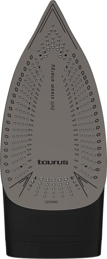 Taurus Geyser Eco 2700 Droog- & Stoomstrijkijzer - Titanium zoolplaat - 2700 W - Zwart