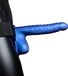 Ouch! by Shots - Ribbed Hollow Strap-On with Balls - 8 / 21 cm