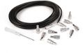 The Music Alliance Boston SDPC-512 kit de câble d'alimentation sans soudure, câble 5m + 12 connecteurs 2,1mm + tournevis cruciforme