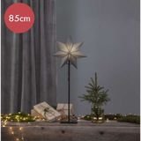Star Trading Zwarte kerstster Ozen - 85cm