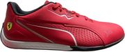 PUMA Ferrari Drift Cat 11 Sneakers Unisex Rot/Schwarz/Weiß Leder Gummi Größe 44
