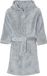 Playshoes Uniseks fleece badjas voor kinderen ochtendjas, grijs, 134/140 cm