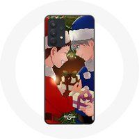 Maniacase Hoesje voor Samsung Galaxy A32 5G Hunter x Hunter Gon Freecss en Killua Zoldyck Eerste Kerstdag Anime Manga