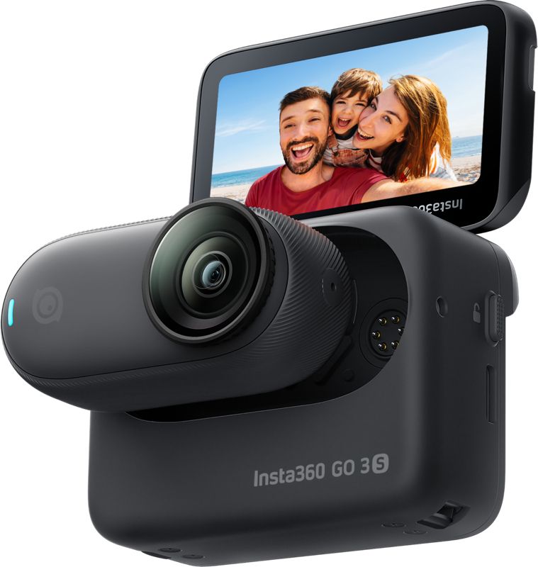 Insta360 GO 3S Action Camera - 4K, 128GB, Midnight Black
