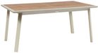 Hespéride Uitschuifbare tuintafel voor 10 personen van aluminium en glas met houtlook PAVANE