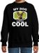 Bellatio Decorations Bol Dwergpinscher honden trui / sweater my dog is serious cool zwart - kinderen - Dwergpinschers liefhebber cadeau sweaters - kinderkleding / kleding 110/116