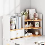 Étagère de bureau en bois pour l'organisation