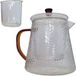 Infuseur à thé en verre avec filtre, 1 L, pour eau, café et boissons chaudes.