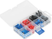 ORNO Geïsoleerde adereindhulzen - Assortimensdoos - 350 Stuks