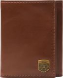 FOSSIL Hayes Trifold Kaarthoes Bruin Leer