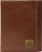 FOSSIL Hayes Trifold Kaarthoes Bruin Leer