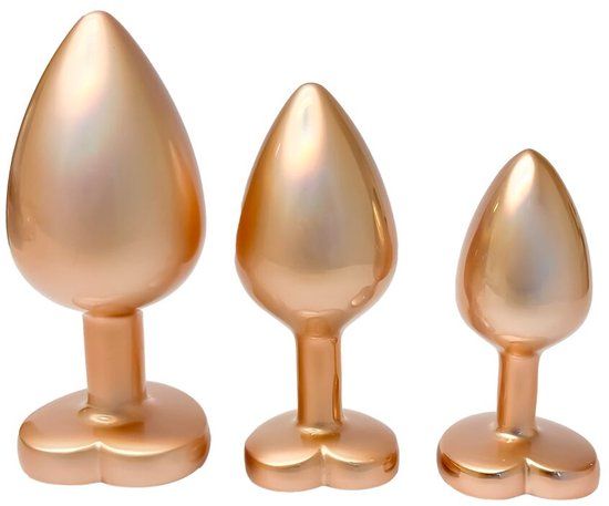 Dream Toys Anale Plug Gleaming Love Gouden