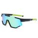 NCD E-Commerce Handel GmbH Leichte Fahrradbrille für Teenager, polarisiert, geeignet für Sportarten wie Radfahren, Tennis, Rugby, Laufen und andere Outdoor-Aktivitäten, UV400-Schutz (schwarzer Rahmen, grüne Bügel).