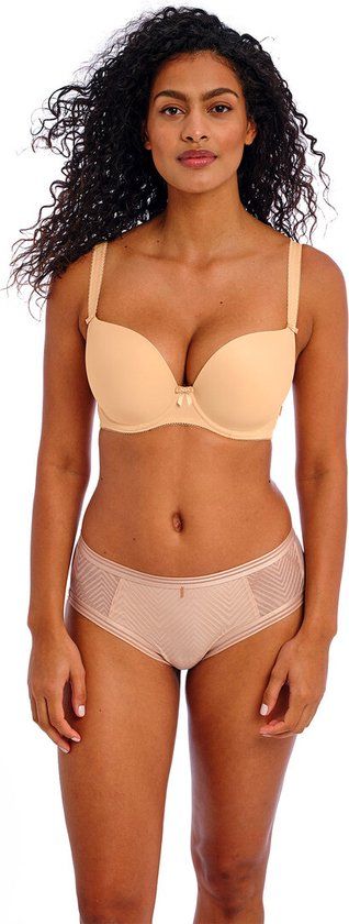 Freya Deco Voorgevormde T-shirt Plunge Bh Beige 65H