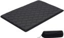 VEVOR Japanse Tatami-mat, Opvouwbare Japanse Tatami-matras in Volledige Grootte, Futonmatras met Opbergtas en Sluiting, 9-laags Vloermat voor Slapen, Slaapzaal, Meditatie, Yoga, 80 x 54 x 3.5 inch, Zwart