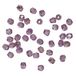 Rayher 14202820 Glas geslepen parel, 3 mm ö, iriserend, doos 100 stuks, amethist