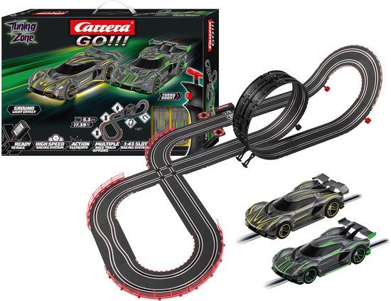 Carrera GO!!! Racebaan - GO!!! Turning Zone - Hyper Sportwagens - 5,3m