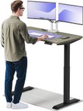 Desktronic HomeOne Zit-sta Bureau Elektrisch In Hoogte Verstelbaar, 120x60 cm Zwart/Groente
