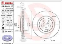 BREMBO Enkele remschijf 09.A448.11
