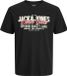 JACK&JONES PLUS - JJELOGO TEE SS ONECK 2 COL AW25 NOOS PLS Heren T-shirt - Zwart - XXL