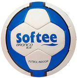 Softee Bronco Zaalvoetbal Wit, Blauw, Geel Fluor Maat 3