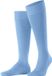 FALKE Energizing Cotton met compressie katoen kniekousen heren blauw - maat 41-42