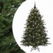 vidaXL Kunstkerstboom met kerstbal 210 cm 300 LED's Warmwit