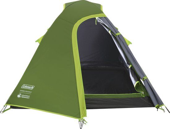 Coleman Darwin 2 Blackout campingtent – 2 persoons tent – verduisterend – waterdicht - groen