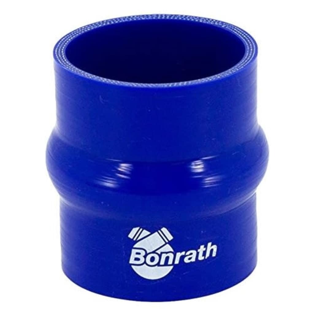 Bonrath siliconen balgslang Ã˜70 mm 76 mm recht blauw