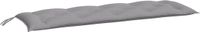vidaXL Tuinbankkussen 150x50x7 cm Oxford stof grijs
