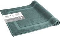 Herzbach Home Badmat 100% Katoen | Douchemat | 1.000 g/m² | Absorberend | Wasbaar (Ocean Green, 50 x 80 cm)