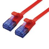 VALUE patchkabel Cat.6A (klasse EA) UTP, extra plat, rood, 3 m