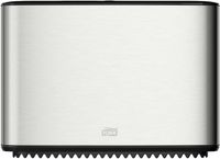 Tork 460006 Dispenser toiletpapier mini jumbo T2 Design toiletpapierdispenser RVS Gesloten Image Line